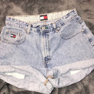 Vintage Tommy Hilfiger High Rise Jean Shorts